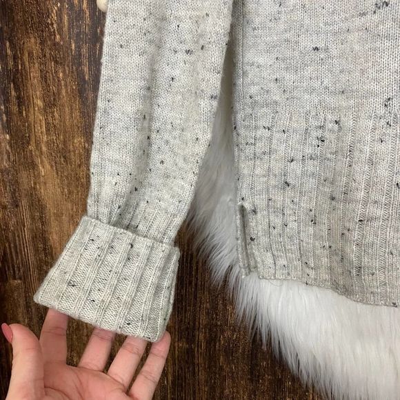 Madewell | Donegal Inland Turtleneck Sweater Gray - Picture 3 of 7